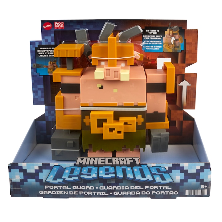 Фигурка на подвижен пазач на портал Mattel Minecraft Legends