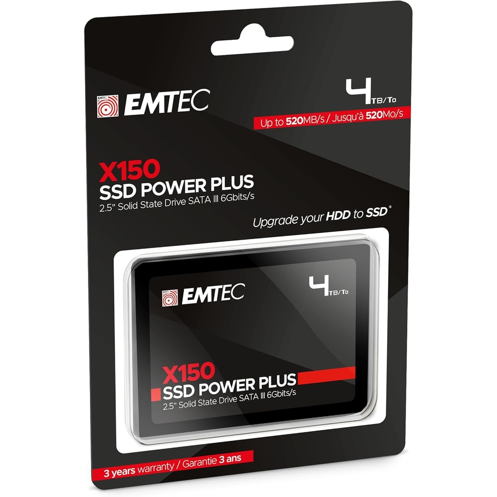 Solid-State Drive, Emtec, SSD, SATA III, 4TB, 2.5