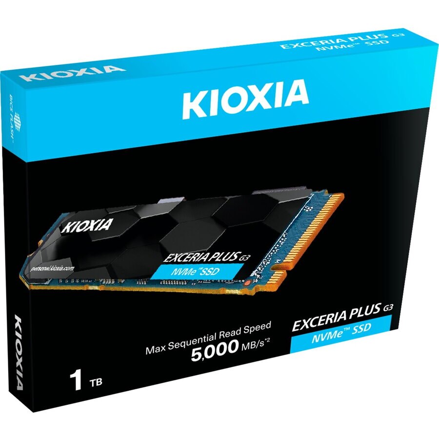SSD Kioxia M.2 1TB PCI Express 4.0 BiCS FLASH TLC NVMe - eMAG.ro