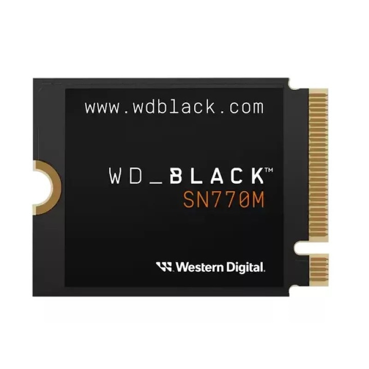 Solid-State Drive, Western Digital, SSD, M.2, 1TB, 4900 MB/s, 5150 MB/s, NVMe, TLC, 2.38 mm, Negru