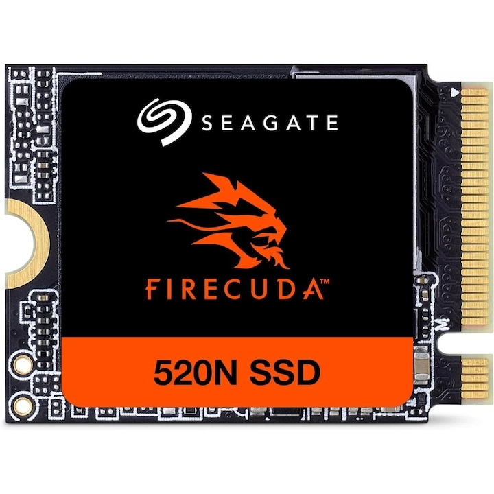 Solid-State Drive, Seagate, SSD, M.2, 1TB, 4700 mB/s, 4800 MB/s, NVMe, 2.23 mm, Negru/Rosu