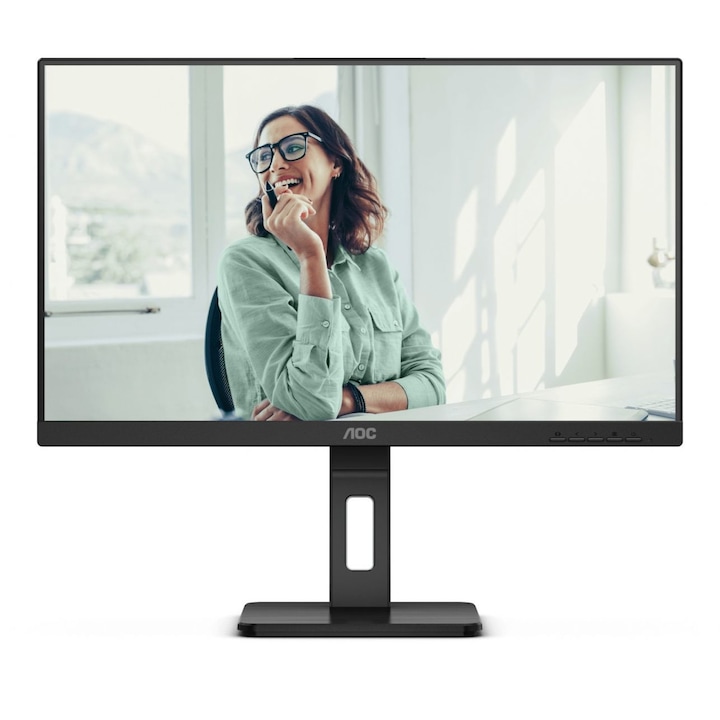 Monitor, AOC, 24" LED, Full HD, 75 Hz, 4ms, fekete