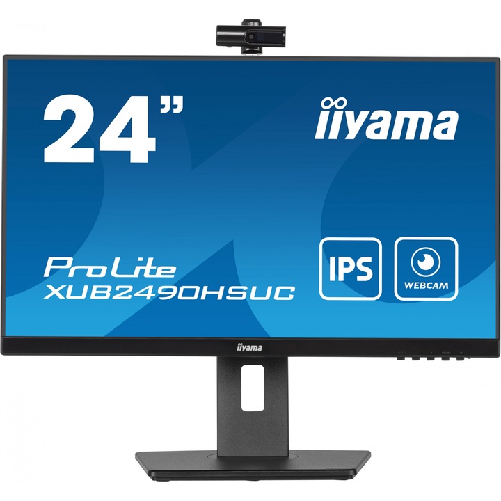 Iiyama ProLite számítógép monitor 60,5 cm (23.8") 1920 x 1080 pixelek Full HD LED Fekete (XUB2490HSUC-B5)