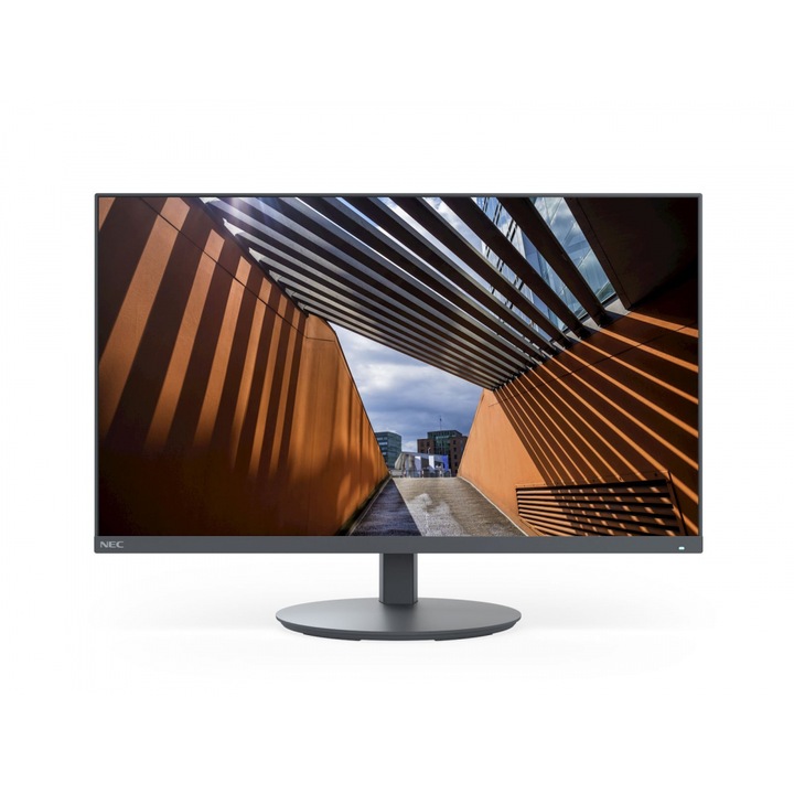 Монитор NEC MultiSync® E244FL LCD 24", VA, 1920 x 1080, DisplayPort, HDMI, USB-C, USB 3.1, Черен