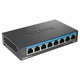 Суич, D-Link, 8 порта, модел DMS-108/E, 8x2.5 GB/s