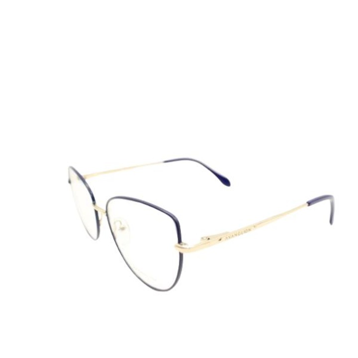 Рамки за очила, Avanglion, AVO6110-54 COL.80-3, овални, сини, метални, 54 mm x 17 mm x 145 mm