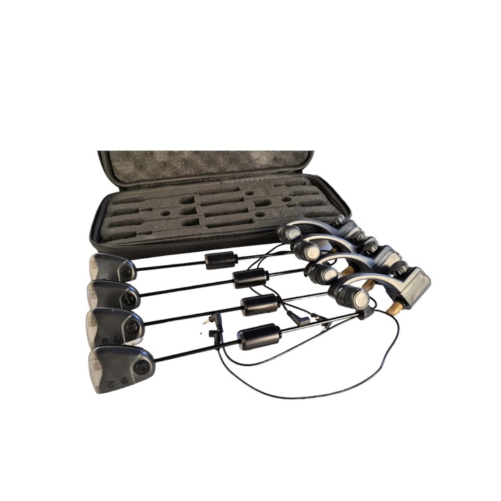 Set 4 Swingere Illuminated Black 7 Culori Conector Rapid cu penar pentru transport - SW-19TS