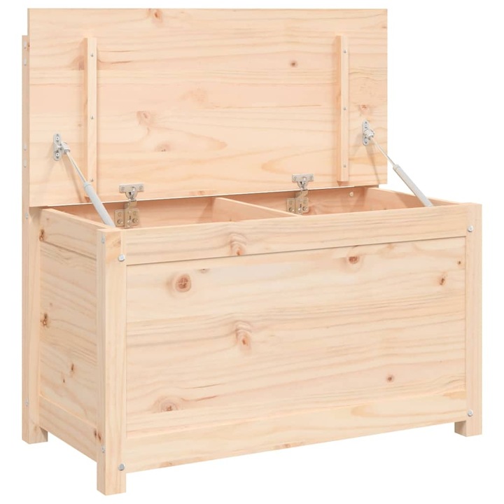 Пейка vidaXL, 80x41x77 см, Борово дърво масив, 12.8 kg