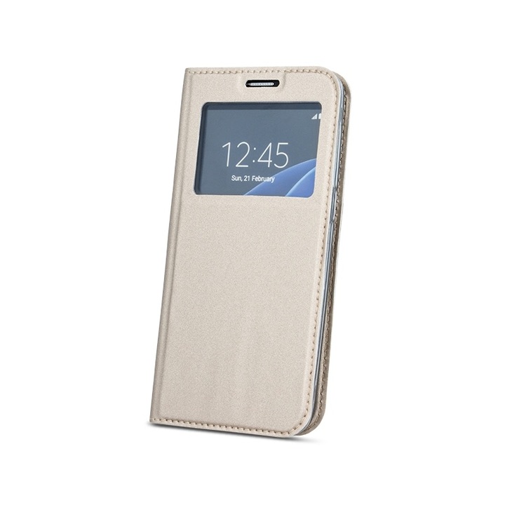 Капак Atlas съвместим с Huawei Y5 II \ Y6 II Компактен, интелигентен вид, златист