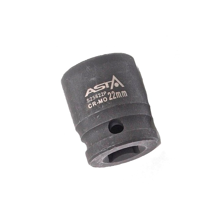 Cheie tubulara 22 mm, impact, scurta, 12 unghiuri 1/2", Asta
