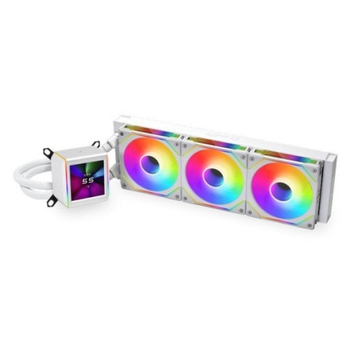 Cooler procesor Lian Li GALAHAD II LCD 360 SL-INF ARGB, Alb - eMAG.ro