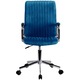 Scaun rotativ, catifea, albastru, max 120 kg, 51x61x92/102 cm