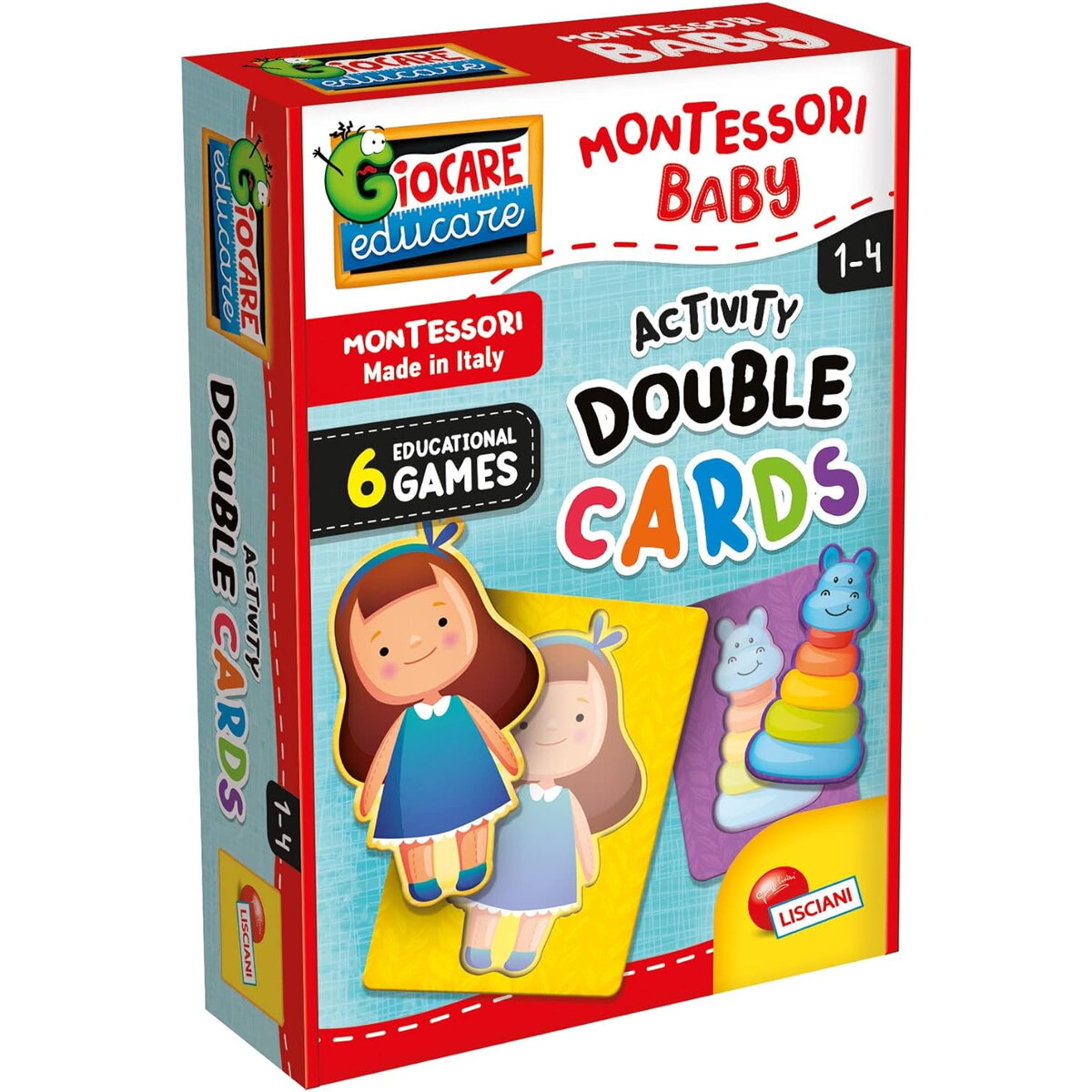 Joc educativ Lisciani Montessori - Primul meu joc cu carduri