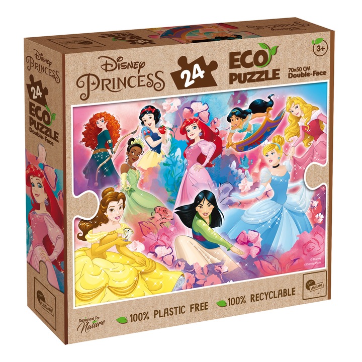 Lisciani Disney eco puzzle, Hercegnők, 24 db