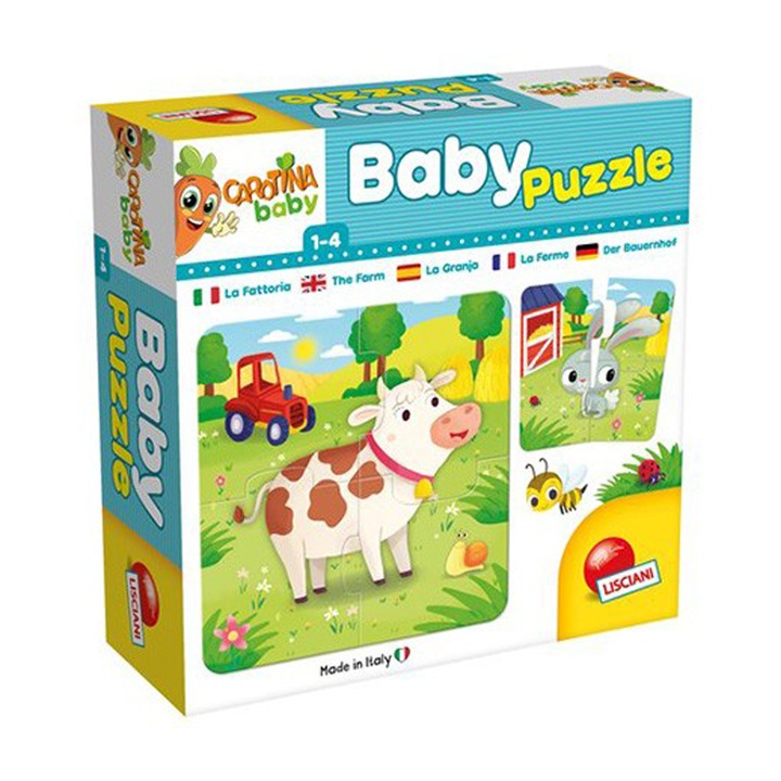 Lisciani Carotina baby puzzle, Farm