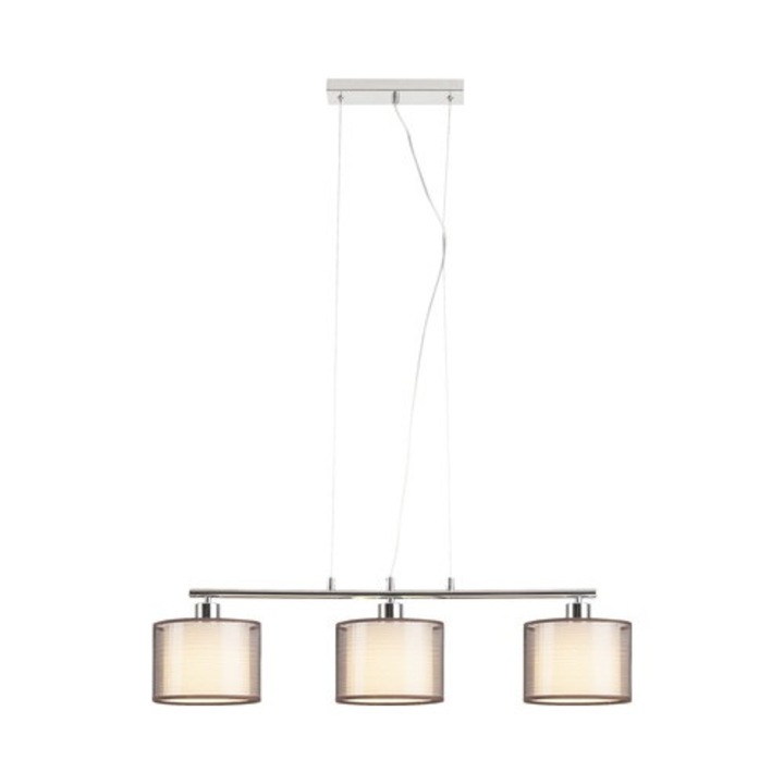 Lustra Anastasia E27 Max. 3x60w, Crom/maro