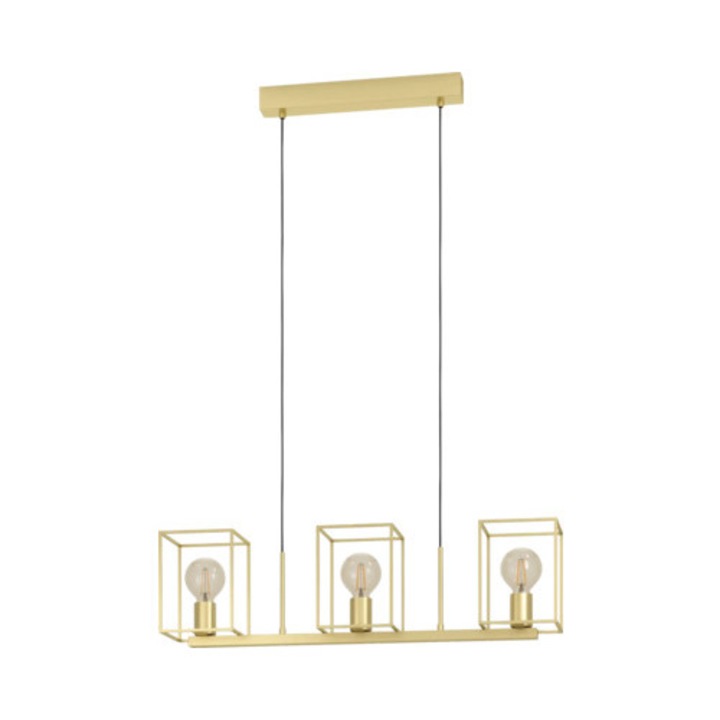 Lustra Cumiole E27 Max. 3x40w, Auriu
