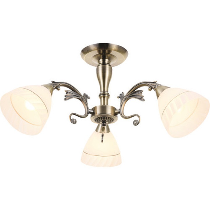 Csillár Isra E27 Max. 3x11W, antik bronz