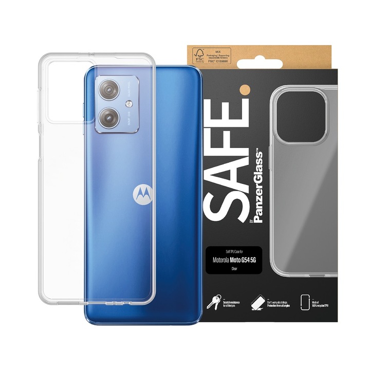 Motorola G54 5G, TPU, átlátszó tok