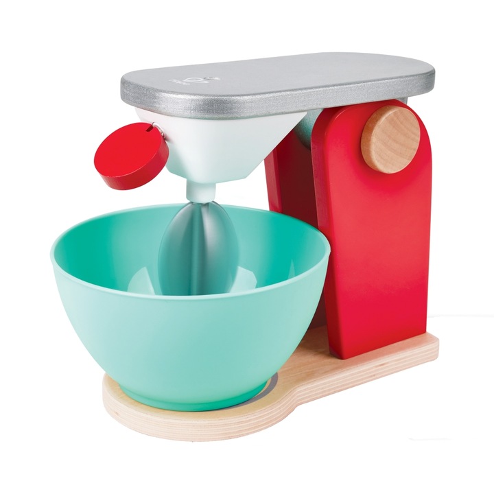 Set de joaca din lemn, Hape, Mixer, 2 piese