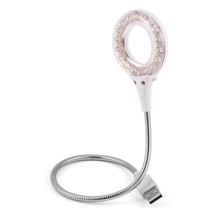 Laptop lámpa JF-18, LED, USB, 5VDC, 1.5W, 405mm