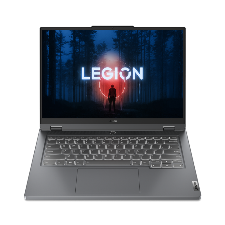 Лаптоп Lenovo Legion Slim 5 14APH8, 82Y5000CBM, 14.5", AMD Ryzen 7 7840HS (8-ядрен), NVIDIA GeForce RTX 4060 (8GB GDDR6), 32GB 6400MHz LPDDR5x, Сив
