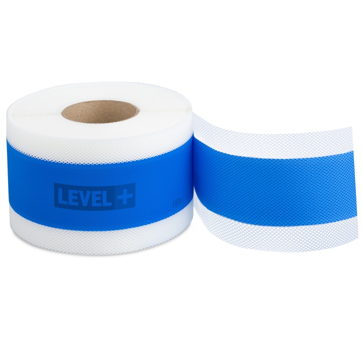 Tömítőszalag, LEVEL PLUS B01, hőre lágyuló elasztomer, víz- és penészálló, kék, 120mmx70mm