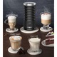 Aparat de spumat lapte 4 in 1, Indicator LED, Spumare Cald si Rece, Ideal pentru Latte, Ciocolata, Cappuccino, Frappe, 240 ml, PARIS RHÔNE AMZPE-MF010B01, negru