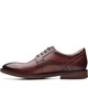 Pantofi barbati, Clarks, Piele, Maro, 42EU