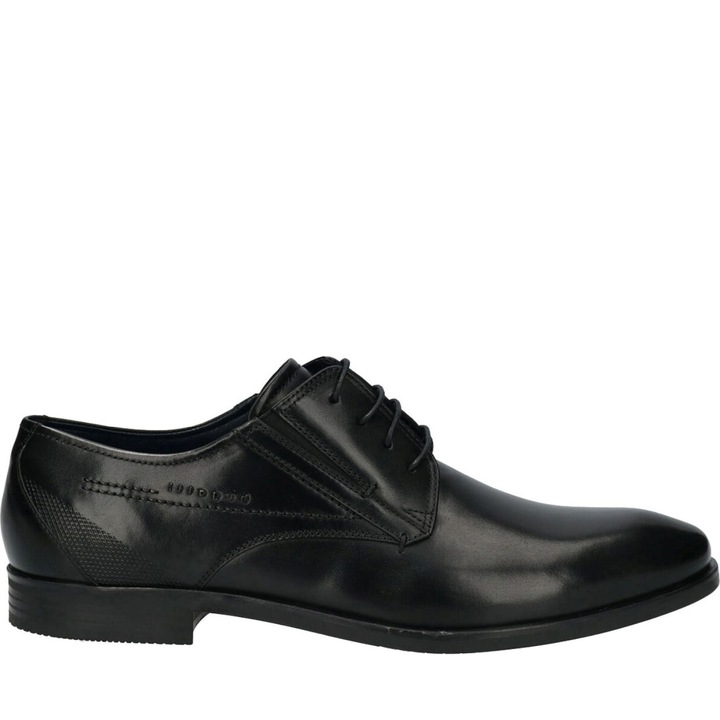 Pantofi barbati, Bugatti, Piele, Negru, 41EU