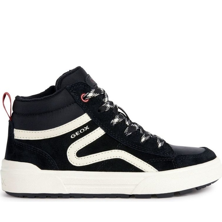 Ghete, Geox, Piele intoarsa, Negru, Negru