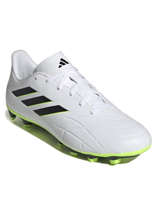 Ghete de fotbal Copa Pure 4, Adidas, Piele, Alb/Negru, Alb, 46