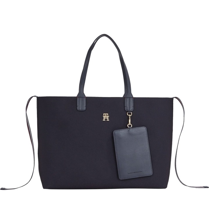 Дамска чанта, Tommy Hilfiger, синя, един размер, полиестер/полиуретан