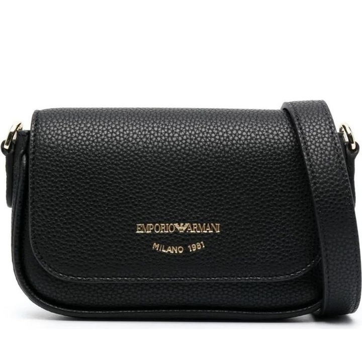 Crossbody táska, Emporio Armani, fekete, egy méret, poliuretán
