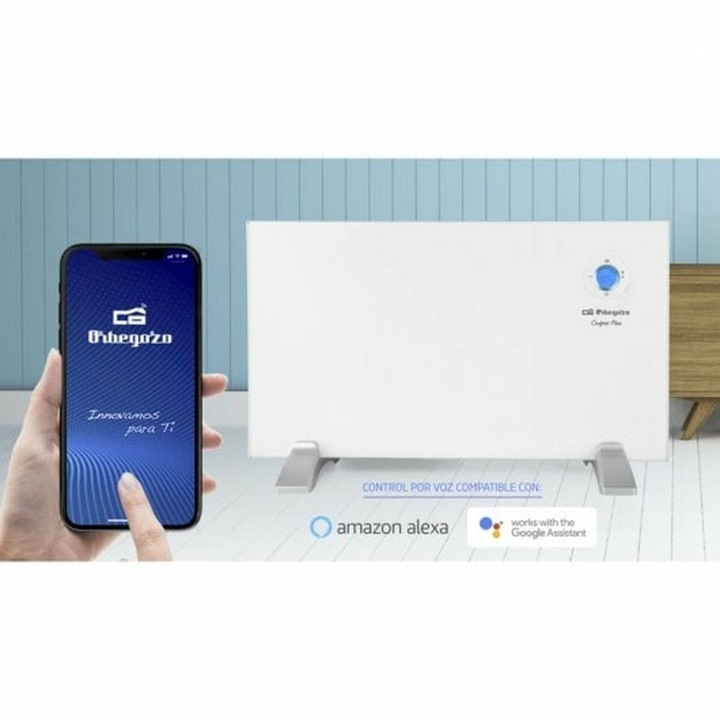 Radiator electric, Orbegozo, Alb, 1000 W