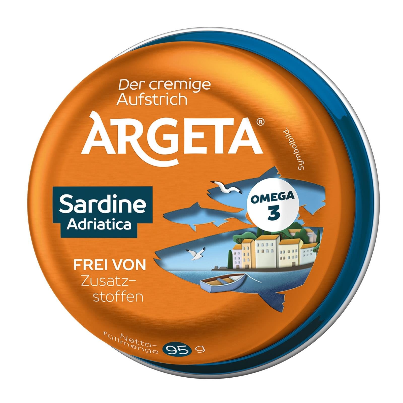 Pasta Tartinabila din Carne de Sardine, Sardine Adriatica, Argeta, 95g