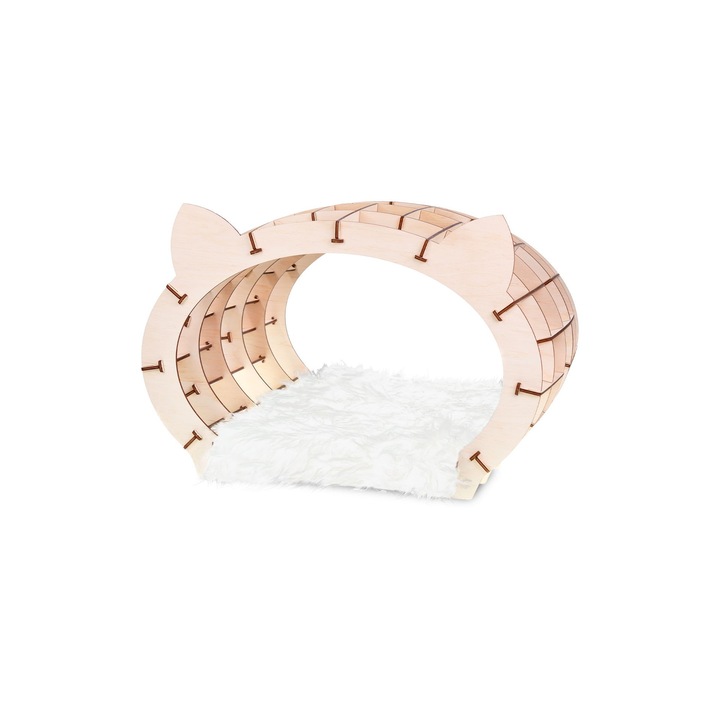 EWA 3D Puzzle, Faház macskáknak - fehér szőr, 152 db-os