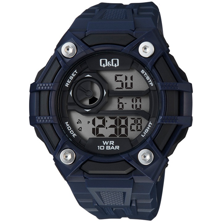 Q&Q G18A ferfi karora, Szürke, Fekete