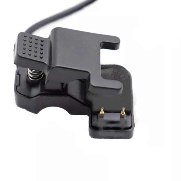 Cablu de incarcare cu clip, 2 pini la distanta de 7 mm, Negru