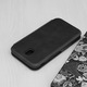 Защитен калъф за телефон тип книжка Safe Wallet Plus, функция стойка, джоб за карта, екологична кожа, съвместим с Samsung Galaxy J5 2017 J530, Galaxy J5 Pro 2017, черен