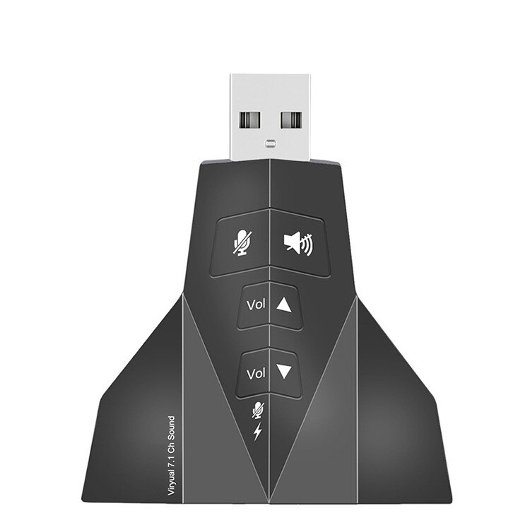 Звукова карта, USB, черна - eMAG.bg