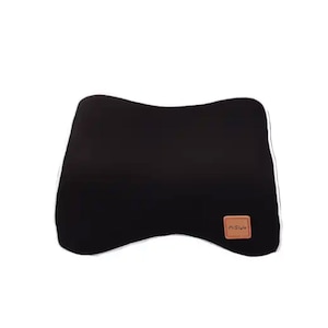 Perna Auto Cervicala din Spuma cu Memorie, pentru Tetiera Masina, Universala, Confort si Protectie pentru Gat si Ceafa, prindere pe Scaunul Auto al masinii, Negru, cu Husa Detasabila, PriStyle®