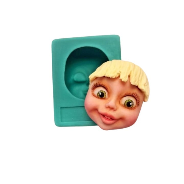 Mulaj silicon cap fata fetita Masha (Masha si Ursul) 72, 3 x 2.5 cm