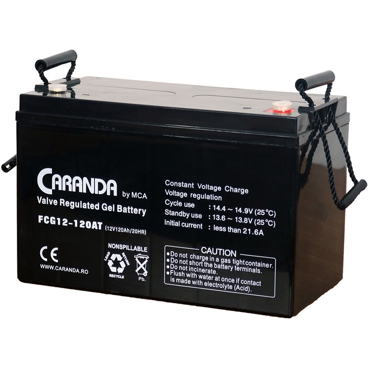 Acumulator stationar 12V 120Ah FCG12120AT AGM VRLA GEL sigilat