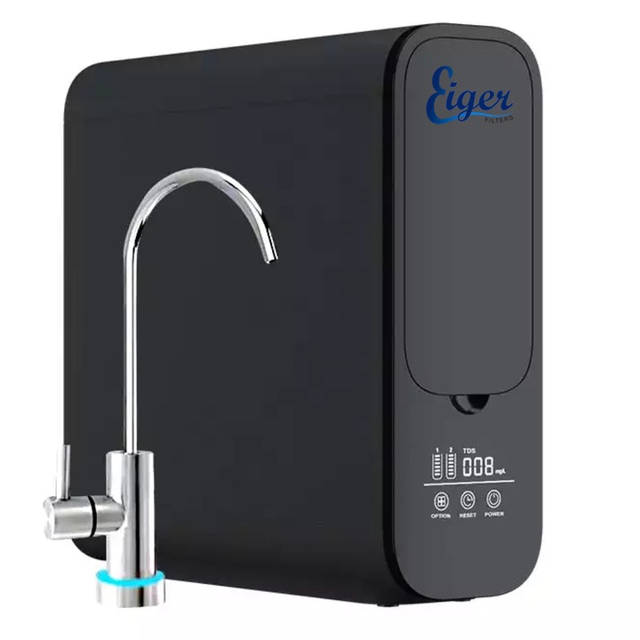 Sistem de osmoza inversa, Eiger, 600GPD, Negru