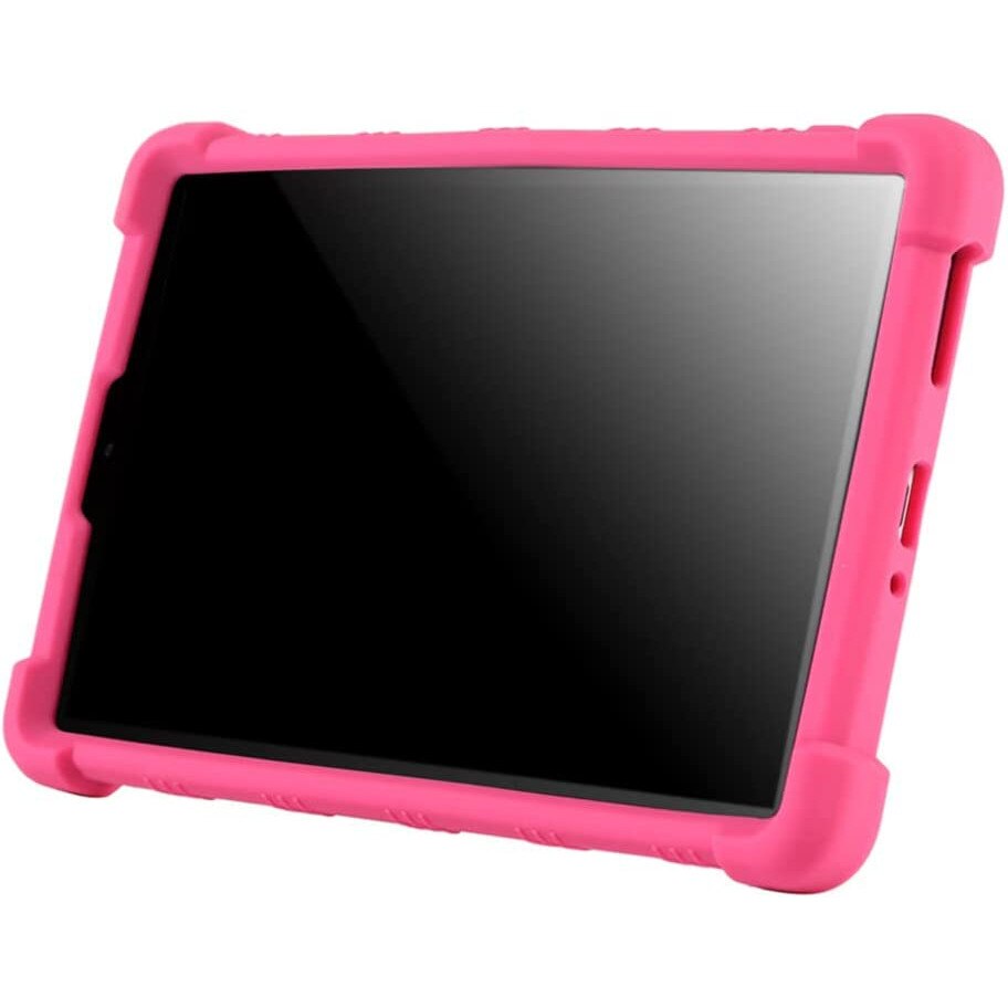 Husa de tip stand Sigloo, pentru tableta NOKIA T21, protectie 360, Shockproof, din silicon, Pink