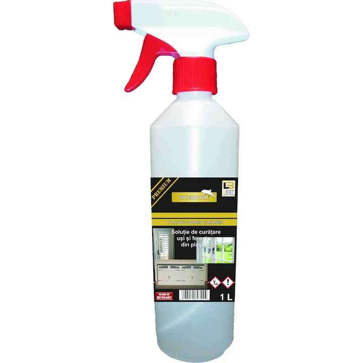 Solutie de curatare usi si geamuri din plastic, Plastic Doors and Windows Cleaner Premium, SCP, 0, 5l