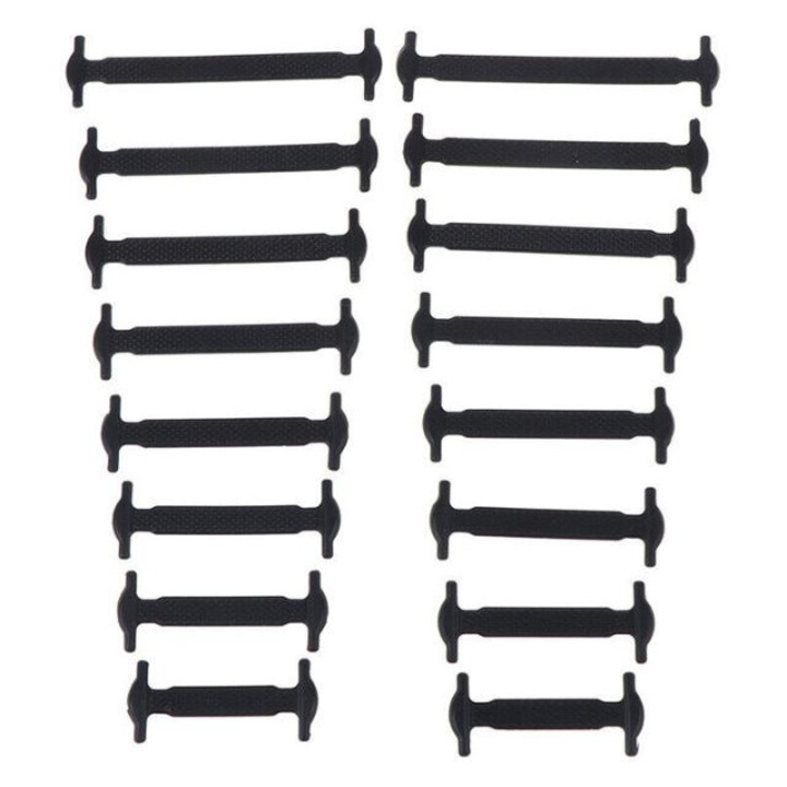 Sireturi din silicon fara legare - Negru