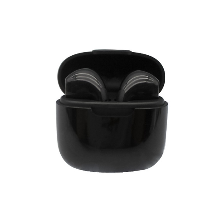 Casti wireless A2 Pro, microfon incorporat, touch control, Negru