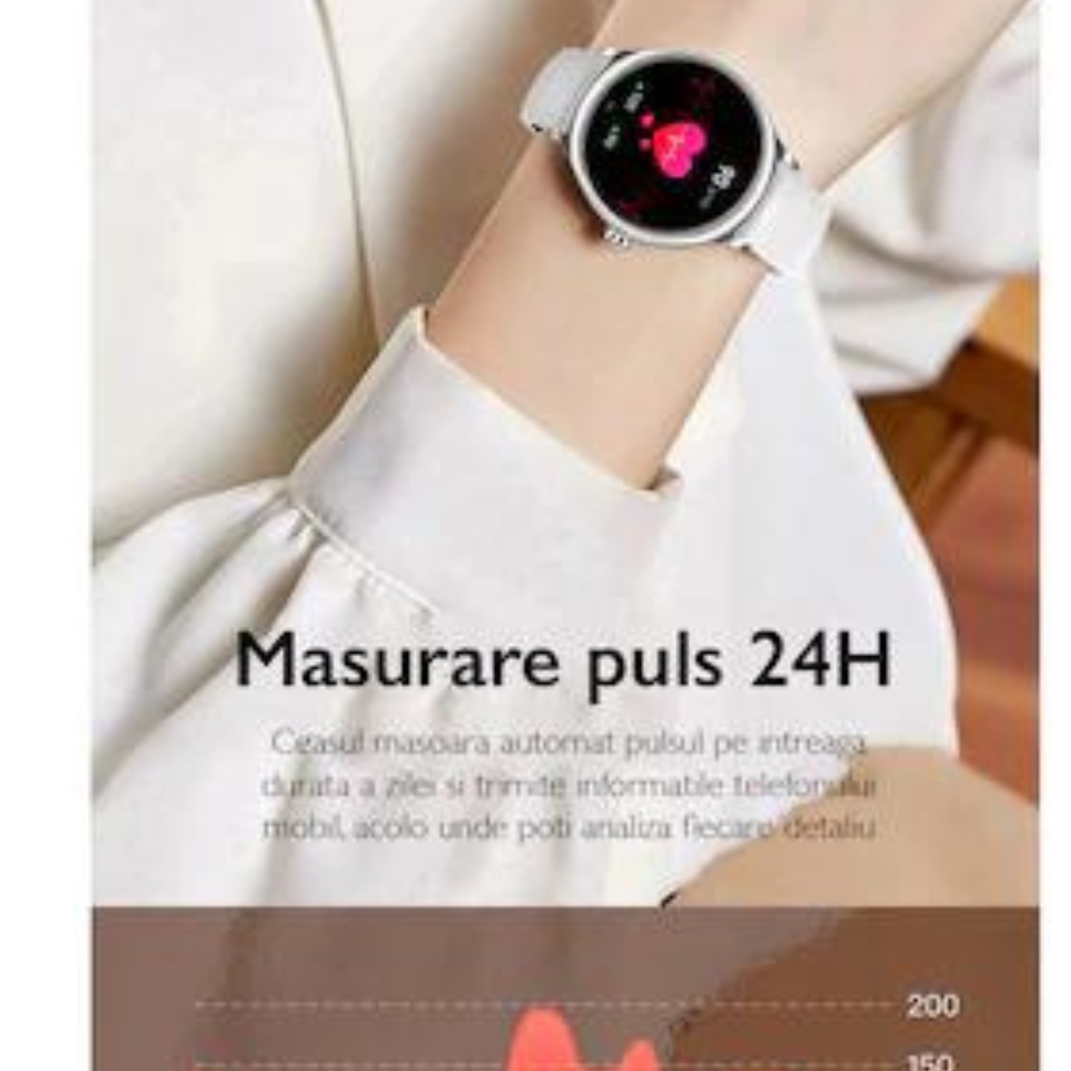Ceas Smartwatch RoHS® Ultra Light WATCH Apel Bluetooth HD, 1.39 ...